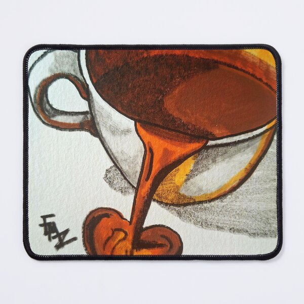 Item preview, Morning Coffee Painting – Cozy Kitchen Decor for Coffee Lovers designed and sold by emzportraits.