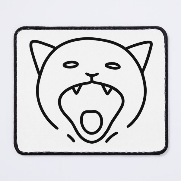 Item preview, Adorable Cat Face Minimal Line Art designed and sold by Ikochane.