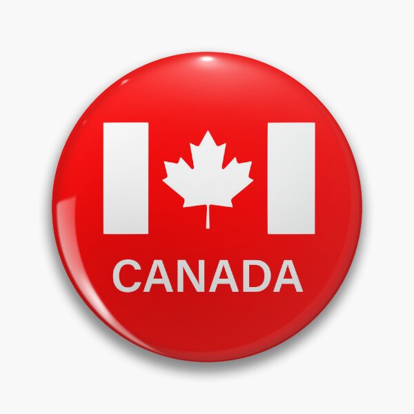Item preview, Proud Canadian Flag Minimalist White Graphic designed and sold by VoglR.