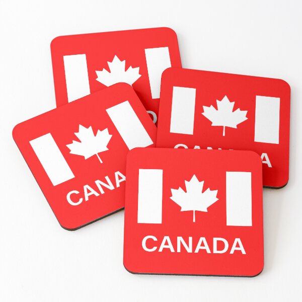 Item preview, Proud Canadian Flag Minimalist White Graphic designed and sold by VoglR.