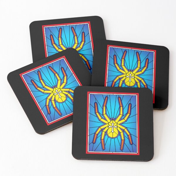 Item preview, Halloween Spider Stained Glass Window designed and sold by PILANTROP.