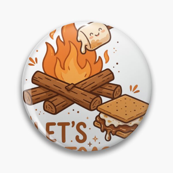 Item preview, Let's Get Toasted Funny Campfire Smores designed and sold by Dudas Garage & Outdoors.