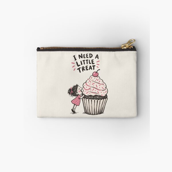 Item preview, I Need A Little Treat | Cute Cupcake Lover Funny Foodie Doodle designed and sold by Moons Studio.