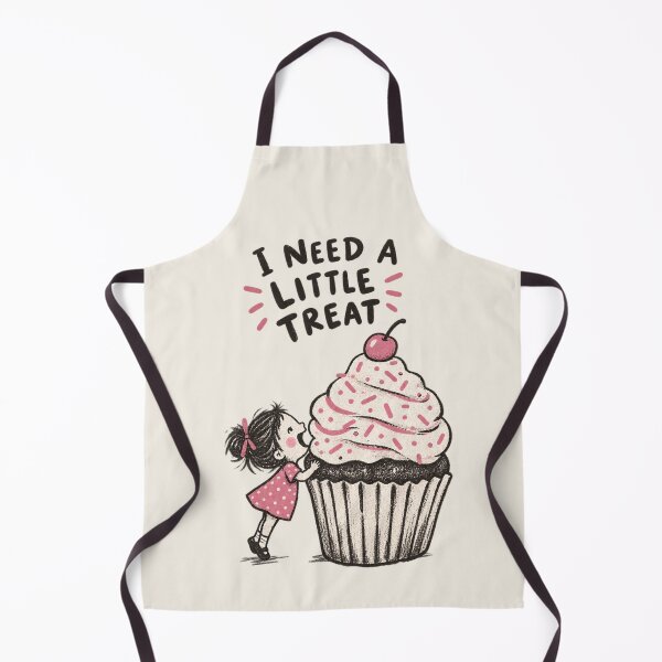 Item preview, I Need A Little Treat | Cute Cupcake Lover Funny Foodie Doodle designed and sold by Moons Studio.
