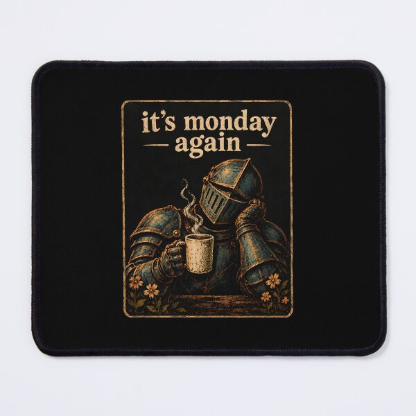 Item preview, it's monday again vintage medieval knight designed and sold by DemureArtsy.