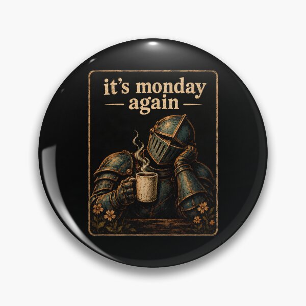 Item preview, it's monday again vintage medieval knight  designed and sold by DemureArtsy.