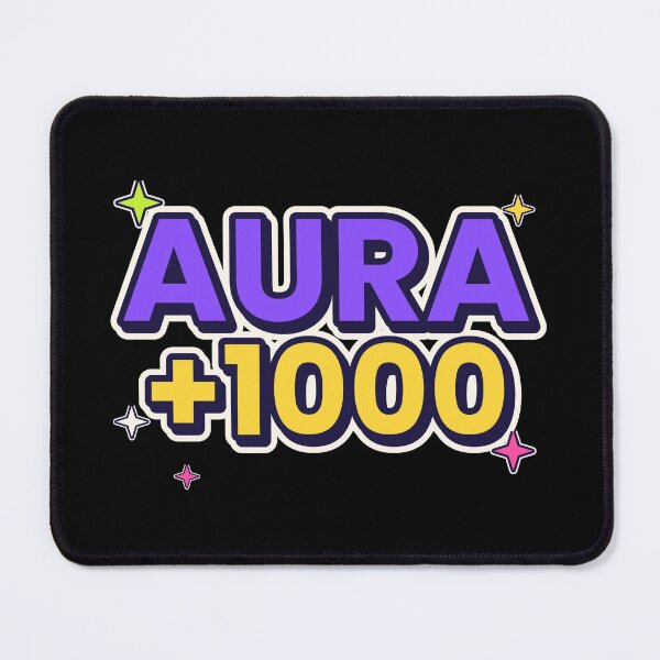 Item preview, Aura +1000 Funny Gen Z Slang Meme Typography designed and sold by jaissaurabh.