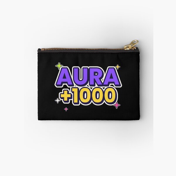 Item preview, Aura +1000 Funny Gen Z Slang Meme Typography designed and sold by jaissaurabh.