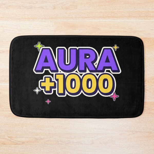 Item preview, Aura +1000 Funny Gen Z Slang Meme Typography designed and sold by jaissaurabh.