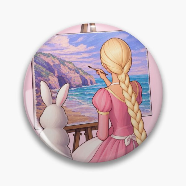 Artikelvorschau, Barbie als Rapunzel Druck entworfen und verkauft von btluvs.