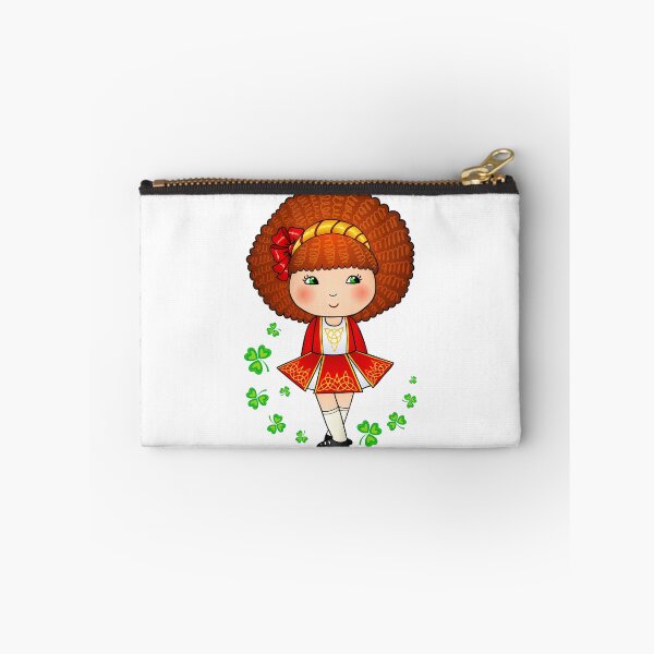 Item preview, Cute Irish dancer girl in red dress designed and sold by Art of Sun.
