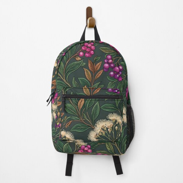 Item preview, Dark Forest Native Berries and Wildflower Pattern designed and sold by Studio BC.