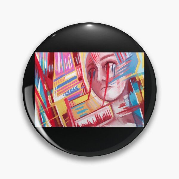 Item preview, Vivid Abstract Portrait with Bold Colors designed and sold by elijbclaude.