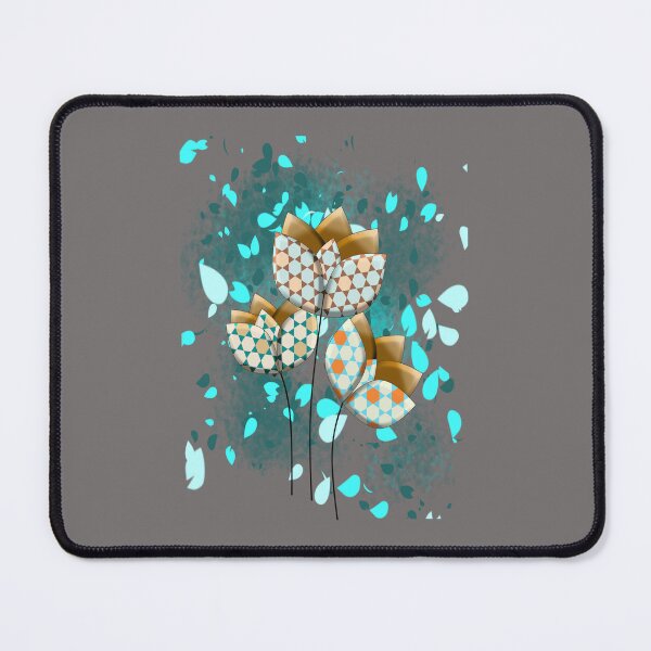 Item preview, Magic Mosaic Flowers Abstract Geometric Floral Art designed and sold by NB-Artmagic.