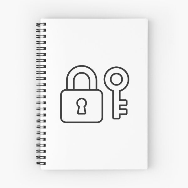 Item preview, Padlock And Key Security Line Icon designed and sold by VectorForge Studio.