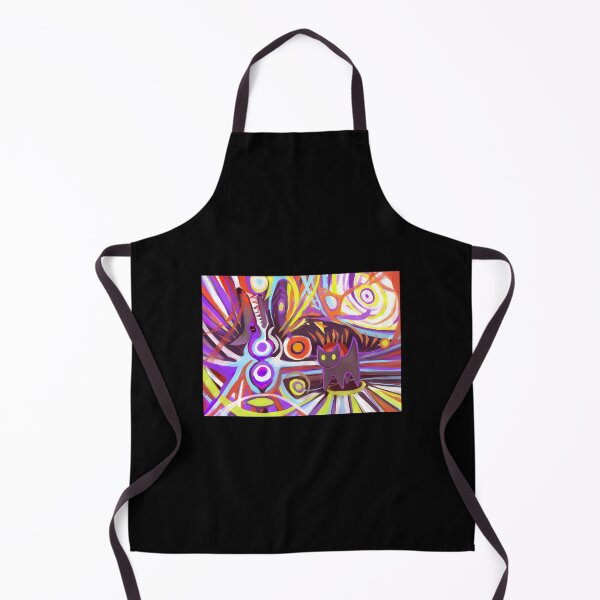 Item preview, Colorful Abstract Cat Art designed and sold by elijbclaude.