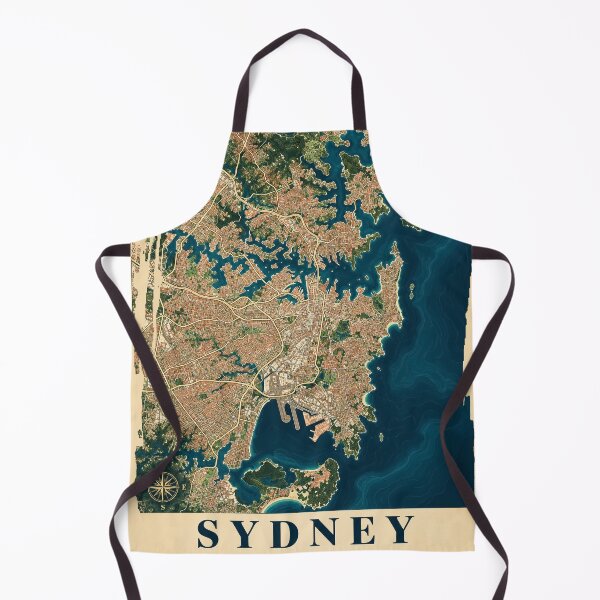 Item preview, Sydney Minimalist City Map designed and sold by Furflix.