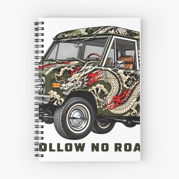 Item preview, Japanese Dragon 4x4 – Follow No Road | Off Road Japanese Art designed and sold by KASUMINK.
