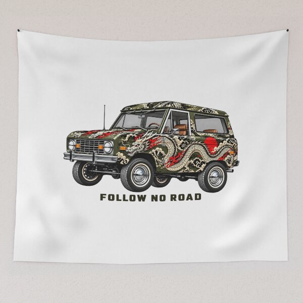 Item preview, Japanese Dragon 4x4 – Follow No Road | Off Road Japanese Art designed and sold by KASUMINK.