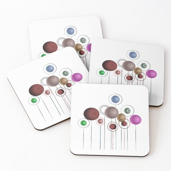 Item preview,  magical planets colorful geometric spheres designed and sold by NB-Artmagic.