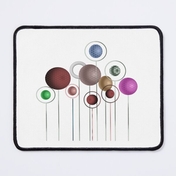 Item preview, magical planets colorful geometric spheres designed and sold by NB-Artmagic.