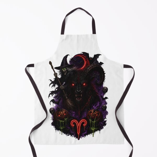 Item preview, Dark Gothic Aries Zodiac designed and sold by Zodiac Celestial Art.