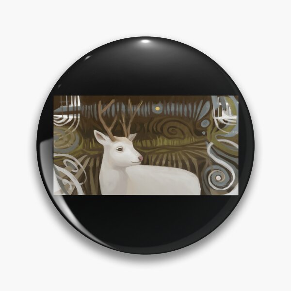 Item preview, Artistic White Deer in a Forest designed and sold by elijbclaude.