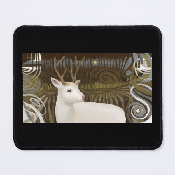 Item preview, Artistic White Deer in a Forest designed and sold by elijbclaude.