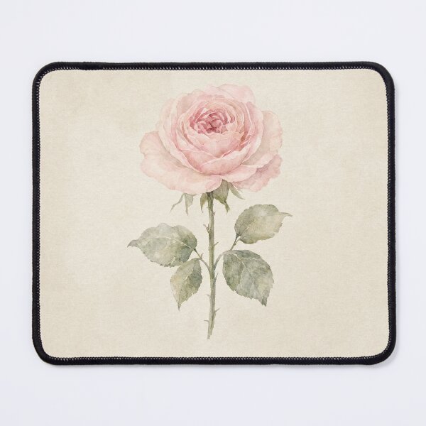 Item preview, June Birth Flower Rose Watercolor | Botanical Wall Art designed and sold by FixationStudio.