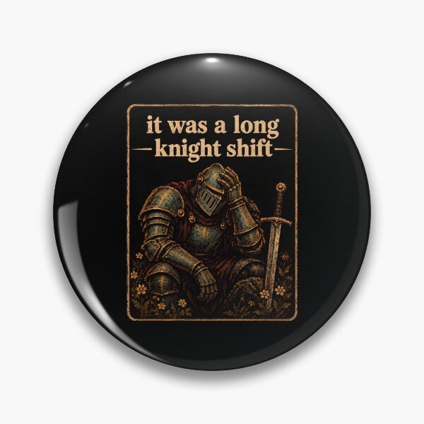 Item preview, Medieval Knight Fantasy It Was a Long Knight Shift  designed and sold by DemureArtsy.