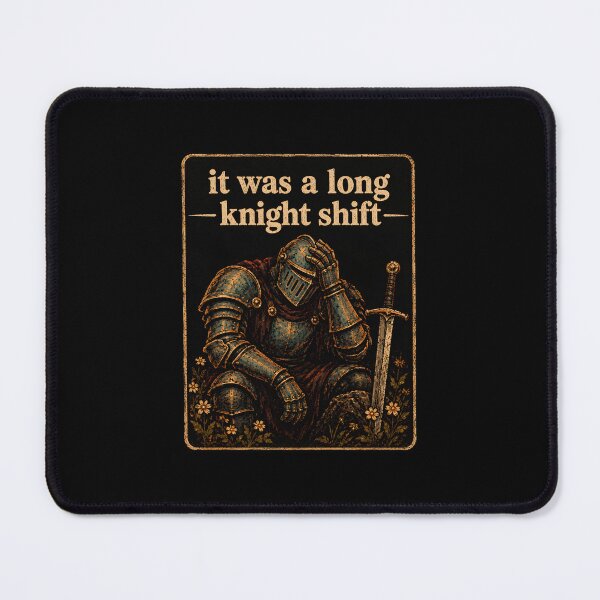 Item preview, Medieval Knight Fantasy It Was a Long Knight Shift  designed and sold by DemureArtsy.