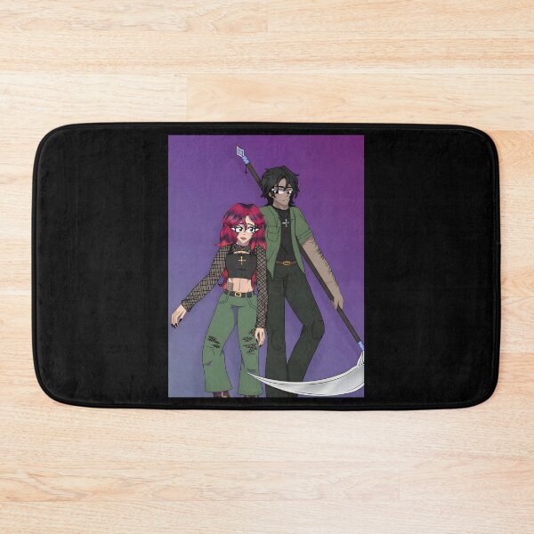 Item preview, Gothic Couple with Scythe and Purple Background designed and sold by elijbclaude.