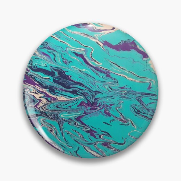 Item preview, TURQUOISE VIOLET FLOW • ART THAT HEALS • ABEL LUGO • LSV designed and sold by Lugo Sunset Visions.