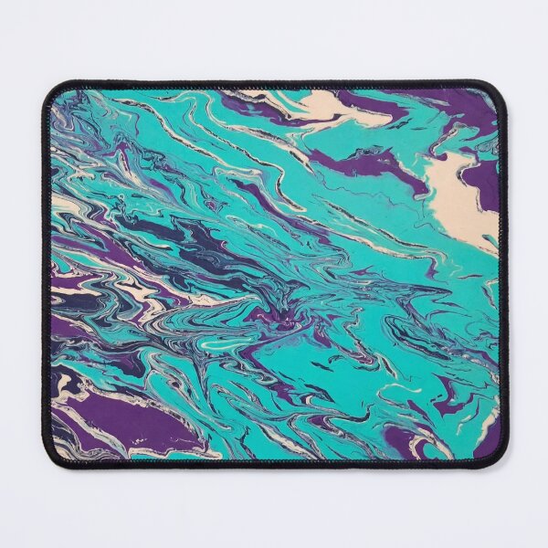 Item preview, TURQUOISE VIOLET FLOW • ART THAT HEALS • ABEL LUGO • LSV designed and sold by Lugo Sunset Visions.