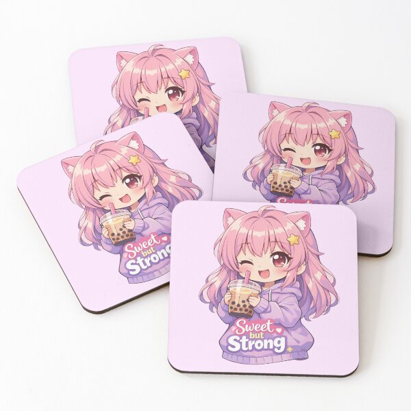 Item preview, Anime Chibi Dulces vibraciones designed and sold by Dew Drop Designs.