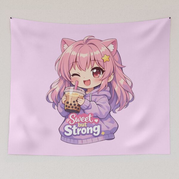 Item preview, Anime Chibi Sweet Vibes designed and sold by Dew Drop Designs.