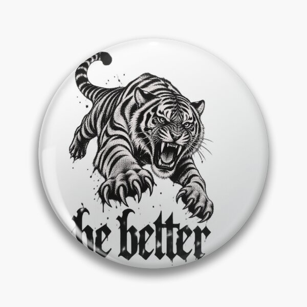 Item preview, Be Better: Attack Tiger Xerox Poster designed and sold by OneCklick.