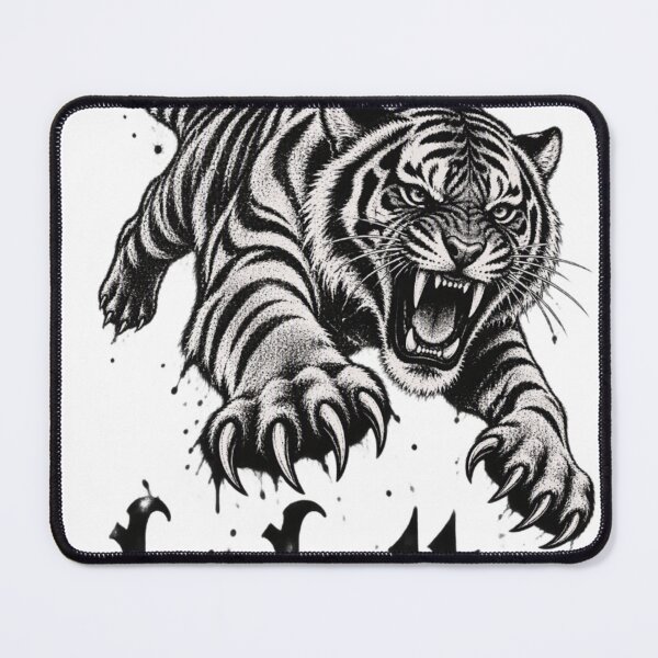 Item preview, Be Better: Attack Tiger Xerox Poster designed and sold by OneCklick.