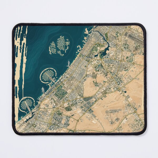 Item preview, Dubai Minimalist City Map designed and sold by Furflix.