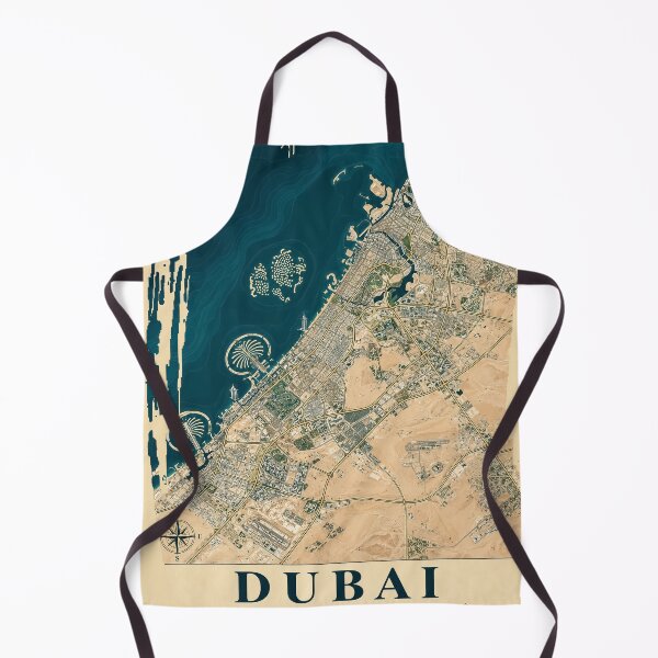 Item preview, Dubai Minimalist City Map designed and sold by Furflix.