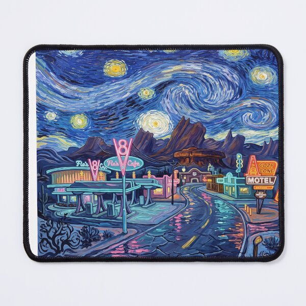 Item preview, Radiator Springs Starry Night Landscape designed and sold by Bad-Decisions-Designs.