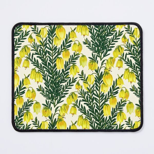 Item preview, Australian Wattle Blossom Dark Blue Floral Pattern designed and sold by Studio BC.