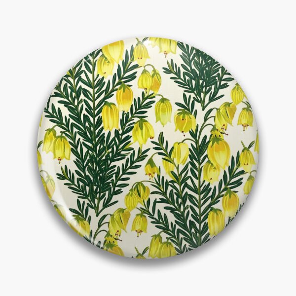 Item preview, Australian Wattle Blossom Dark Blue Floral Pattern designed and sold by Studio BC.