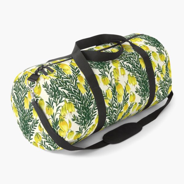 Item preview, Australian Wattle Blossom Dark Blue Floral Pattern designed and sold by Studio BC.