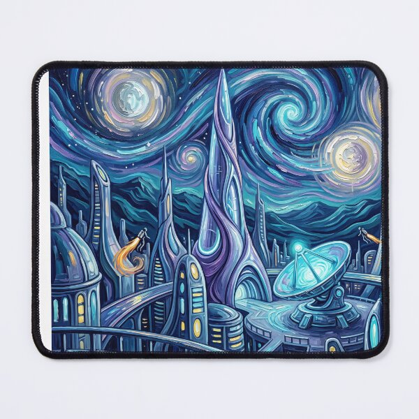 Item preview, The Planet Rann Starry Night Landscape designed and sold by Bad-Decisions-Designs.