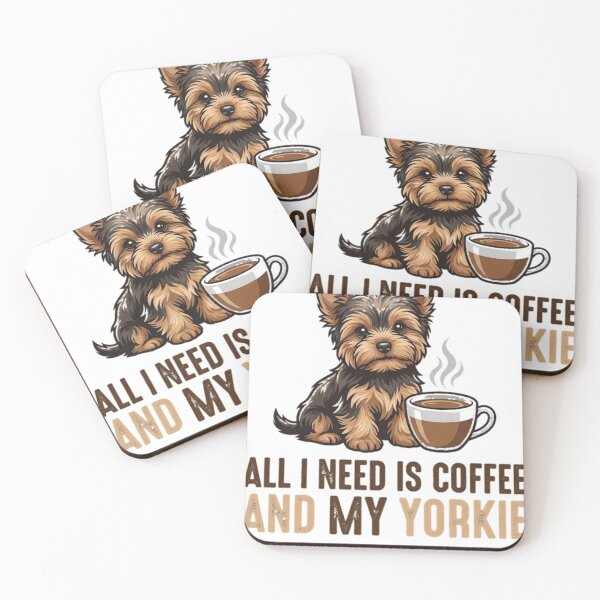 Item preview, All I Need Is Coffee And My Yorkie Dog Owner Pet Parent Coffee Lover designed and sold by ZAbiriarto.