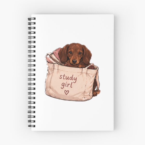 Item preview, Dachshund tote study girl designed and sold by anacdg.