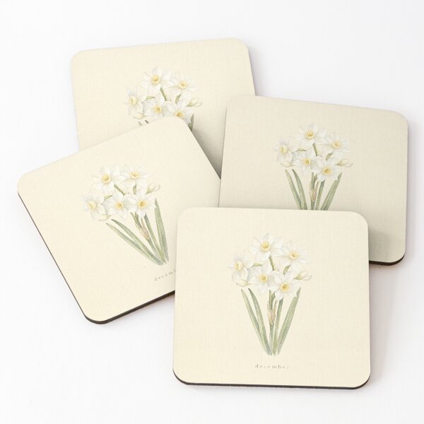 Item preview, December Birth Flower Narcissus Watercolor | Botanical Wall Art designed and sold by FixationStudio.