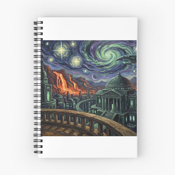 Item preview, Romulus Starry Night Landscape designed and sold by Bad-Decisions-Designs.