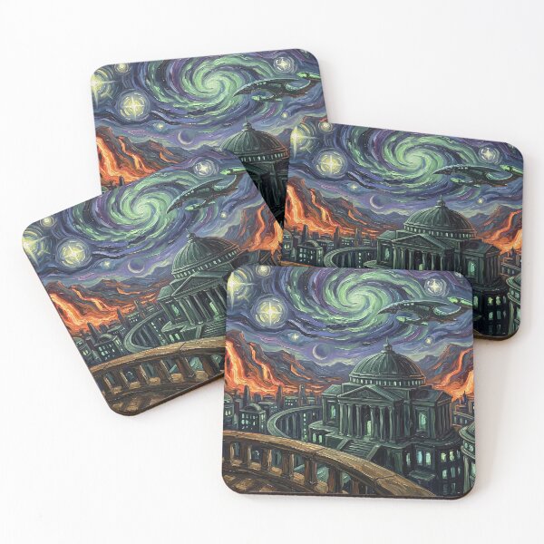Item preview, Romulus Starry Night Landscape designed and sold by Bad-Decisions-Designs.